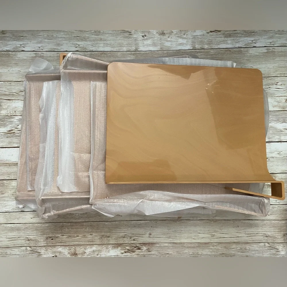 🆕 6-Pack Shelf Dividers for Closet Organization Acrylic Natural Color
